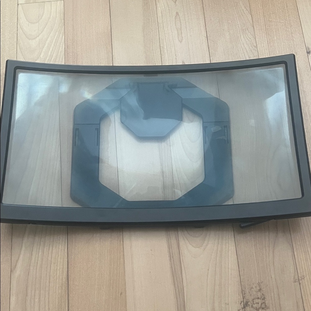 Black Curved Monitor Screen